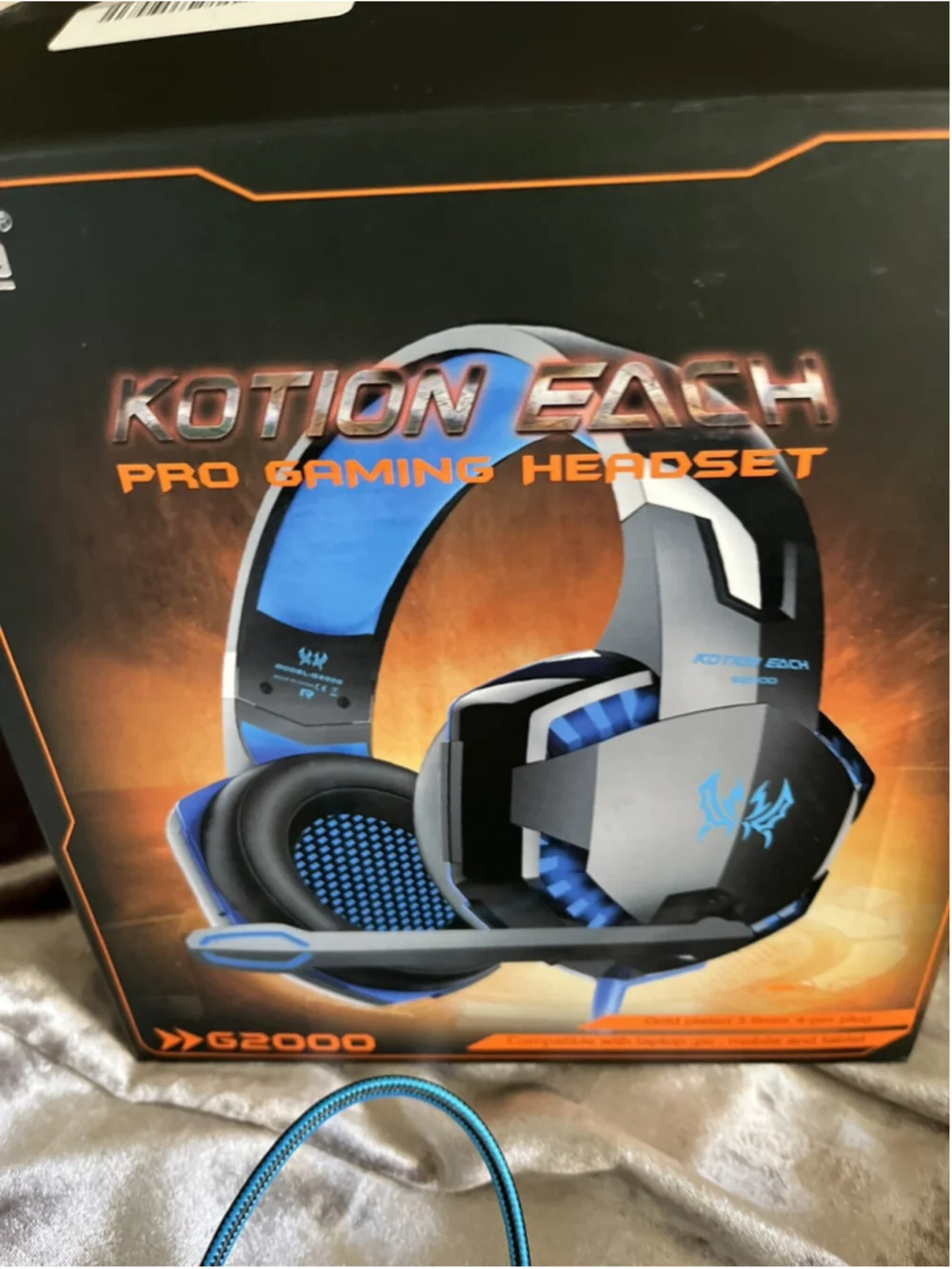 Kotion Eqch G2000 Gaming Headset USED in Great Condition NEW OPEN BOX , SEE PICS